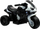 Motoçikletë lodër BMW S1000RR Lean Sport, elektrike, tri-rrotëshe, e zezë