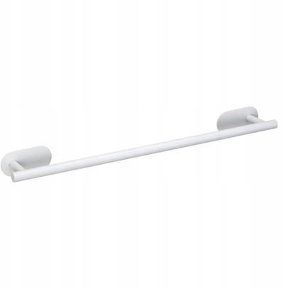 Mbajtës peshqiri WENKO Turbo-Loc Uno Orea, 60 cm, çelik inox, i bardhë mat