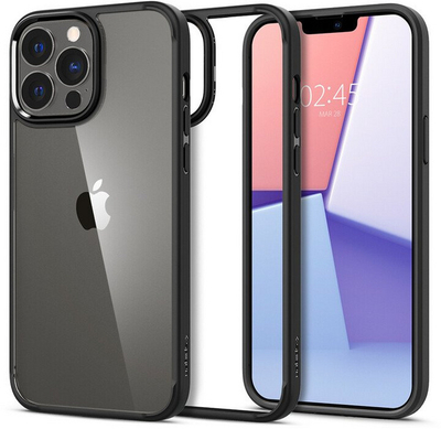 Mbrojtëse Spigen Ultra Hybrid për Apple iPhone 13 Pro, e zezë