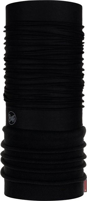 Bandanë multifunksionale BUFF Polar Solid, material polar, për dimër, e zezë