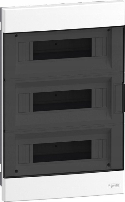 Kuti shpërndarëse Schneider EASY9 EZ9EUA312, 3x12 module, montim i fshehtë, e bardhë