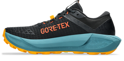 Atlete trail Asics Gel Trabuco 13 GTX për meshkuj, GORE TEX, taban ASICSGRIP, të zeza