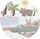 Dyshek loje Baby Mix Sahara Animals, edukativ, me hark lodrash, shumëngjyrësh