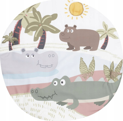 Dyshek loje Baby Mix Sahara Animals, edukativ, me hark lodrash, shumëngjyrësh