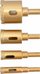 Kroin diamant AWTools CROWN, 5mm, për qeramikë, gri