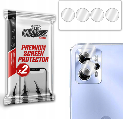 Xham mbrojtës kamere GrizzGlass HybridGlass për Motorola Moto G13, set 2 copë, transparent