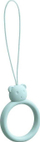 Rrip telefoni Hurtel Silicone Phone Lanyard Finger Strap, silikon, me arush, blu e hapur