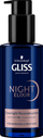 Eliksir nate për flokë Schwarzkopf Gliss Night Elixir, leave in, për maja të çara, 100ml