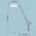 Lampë tavoline Tiross TS-1817, 8W, 48 LED, ngjyrë ari
