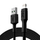 Kabllo Green Cell KABGC12, 2m, Lightning në USB-A, 480 Mbps, e zezë