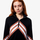Bluzë sportive Bari Stripe Quarter Zip, për goca, Quick Dry, e zezë me vija