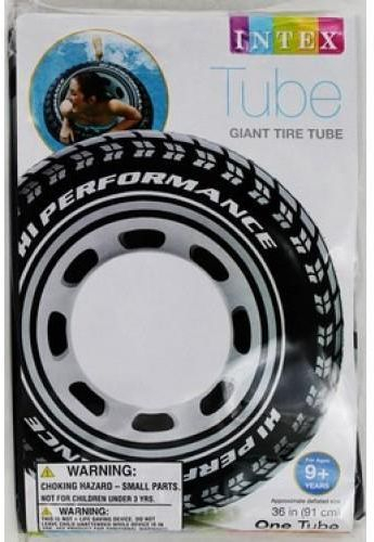 Dyshek frymz Intex Radial Tire, PVC, për pishin edhe plazh, shumëngjyrsh