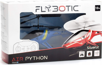 Helikopter lodër Silverlit Flybotic Air Python, me infra të kuqe, me telekomandë, blu