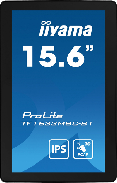 Monitor me prekje iiyama ProLite TF1633MSC-B1, 15.6", LED, i zi