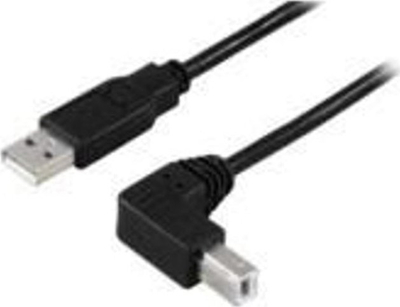 Kabllo USB Microconnect USBAB2ANGLE10, USB 2.0, 10 m, e zezë