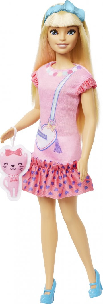 Kukull Barbie My First Malibu, trup i butë, e lëvizshme, bjonde