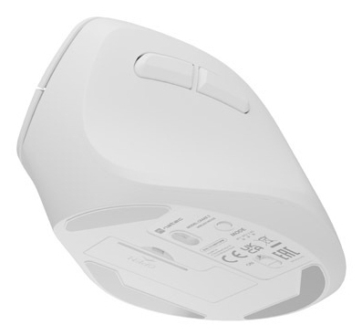 Maus vertikal wireless Natec Crake 2, Bluetooth 5.2, 2400 DPI, i bardhë