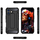 Kllëf telefoni Hurtel Hybrid Armor për iPhone 17, i fortë, i zi