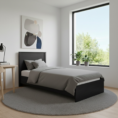 Krevat Athos pakoworld në nuancë wenge 90x190 cm