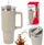 Termus me pipëz Klausberg KB-7944, 1100ml, çelik inox, bezhë