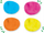 Set plasteline SES Creative Feel Good Dough Happy 00512, 4x90g, shumëngjyrëshe