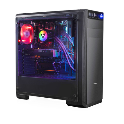 Kutia PC Modecom Oberon Pro Glass, mid tower, panel xhami, e zezë