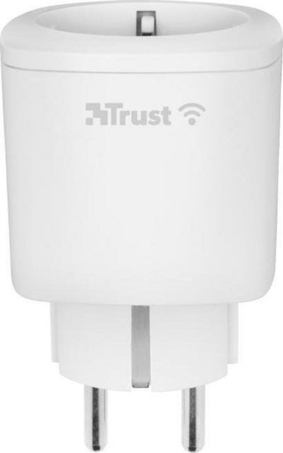 Prizë smart Trust WiFi Socket EU, 3000W, kontroll me aplikacion, e bardhë
