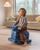 Set lojërash modular MODU Explorer, kreativ për fëmijë, 15 krijime, blu