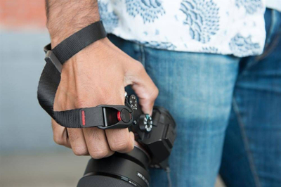Rrip dore për aparat Peak Design Cuff, i rregullueshëm, gri Ash
