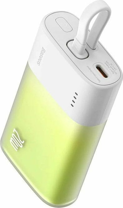 Powerbank Baseus Popsicle, 5200mAh, 20W, me kabllo Lightning t’futur brenda vetë
