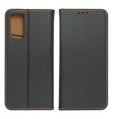 Kabullë telefoni Smart Pro Book Leather për Samsung S25 Edge, lëkurë, me qëndrim, e zezë