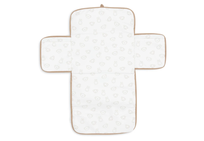 Shtresë për nderrimin e bebit Jollein Miffy Jacquard Teddy, madhësia standarde, bezhë biskotë