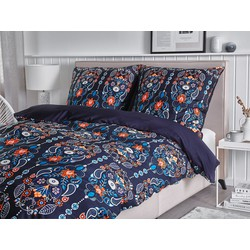 Set këllëfësh MADRONA Sateen Cotton, 135 x 200 cm, për një person, blu e errët