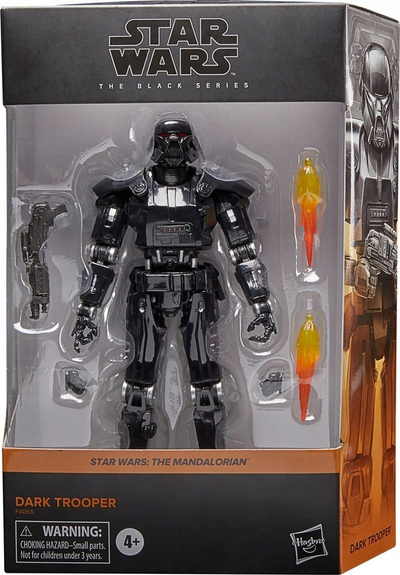 Figurë aksion Star Wars The Black Series Dark Trooper, 15cm, me gjëra shtesë, e zezë