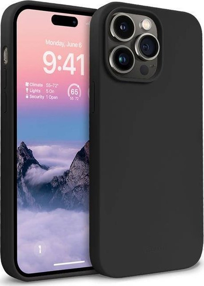 Mbulesë telefoni Crong Color Cover për iPhone 14 Pro, e hollë, e zezë