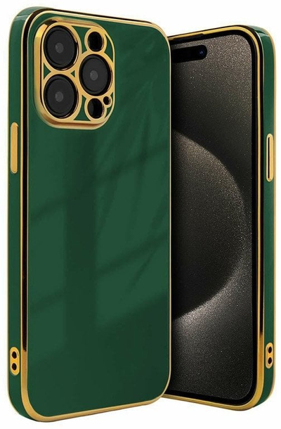 Këllëf telefoni NoName Glamour për Samsung Galaxy A56 5G, plastik, jeshil