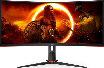 Monitor AOC CU34G2XP/BK, 34", WQHD, 180Hz, i zi