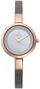 Orë për femra Obakum Analog watch V129LXVJMJ, e hirtë