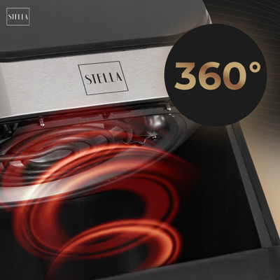 Fritezë ajri Stella STAF-1500-6-IX, 1500W, 6L, argjendi