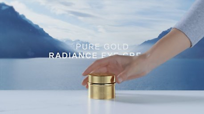 Krem për sy La Prairie Pure Gold Radiance Eye Cream Refill, 0.7 oz, për lagështim, kavanoz i artë