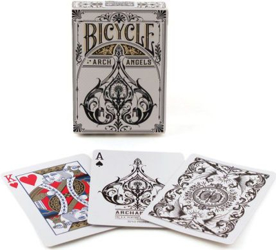 Karta loje Bicycle Archangels, kuvertë standarde, ilustrime artistike