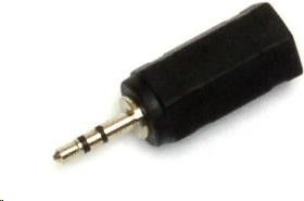 Adapter audio PremiumCord KJR-08, Jack 2.5mm në Jack 3.5mm, i zi