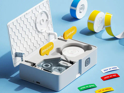 Printer etiketa Niimbot B18, i vogël për me e marrë me vete, me Bluetooth, i bardhë