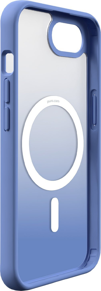 Футрола за телефон Puro Cover Apple iPhone 16e, TPU, MagSafe, сина