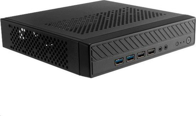 Kuti kompjuteri Akasa Cypher MX3 Thin Mini-ITX, VESA, për disk 2.5", e zezë