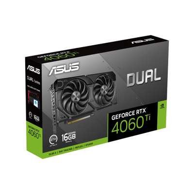 Kartë grafike ASUS Dual GeForce RTX 4060 Ti EVO, 16GB GDDR6, PCIe 4.0