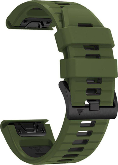 Rrip ore Tech-Protect Iconband Pro për Garmin Fenix 3 5X 3H, TPU sport, jeshile ushtarake