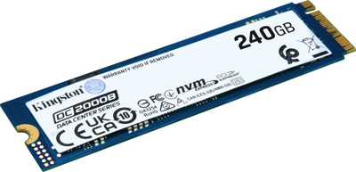Disk serveri Kingston DC2000B (SEDC2000BM8/240G), 240GB, PCI-E x4 Gen 4 NVMe, 4500MB/s Lexim, 400MB/s Shkrim, i zi