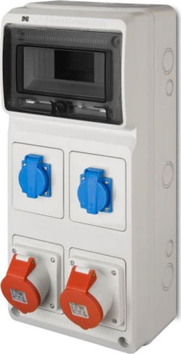Kuti shpërndarëse Elektro-Plast RS 6241-00, 8 module, IP44, gri