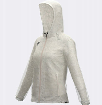 Xhaketë sportive Joma Explorer V për goca, me kapuç, bezhë e hapur